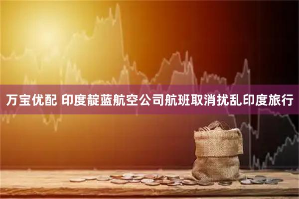万宝优配 印度靛蓝航空公司航班取消扰乱印度旅行